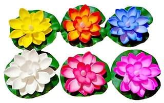 Buy ARK Floating Lotus With Light Multi Color Floating Led Flowers For