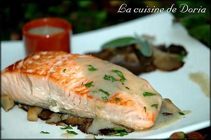 Recette de Pavés de saumon aux Pleurotes