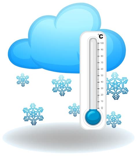 Frozen Thermometer Clip Art