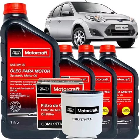 Troca De Óleo Motorcraft 5w30 Fiesta 1 0 1 6 Zetec Rocam Parcelamento