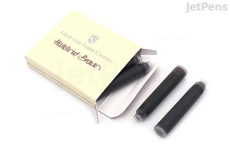 Graf Von Faber Castell Hazelnut Brown Ink 6 Cartridges Jetpens