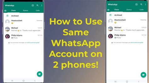 How To Use One Whatsapp Account On Phones With Same Number Without