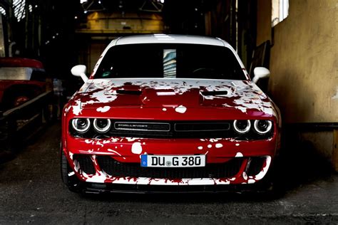 Dodge Challenger SRT Hellcat Breitbau Tuning Widebody Aerodynamik Kit