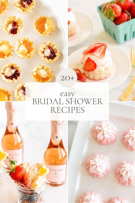 Easy Bridal Shower Food Ideas