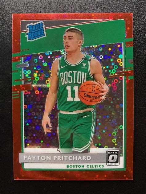 2020 21 Donruss Optic Payton Pritchard Rated Rookie Red Disco 19 85