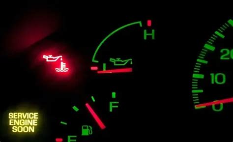 Low Engine Oil Pressure Warning