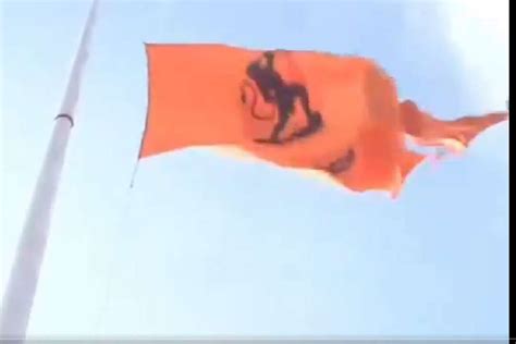 Karnataka Karnataka Village Tense After Hanuman Flag Removed Police