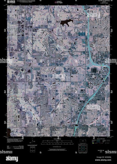 Map Of Olathe Hi Res Stock Photography And Images Alamy