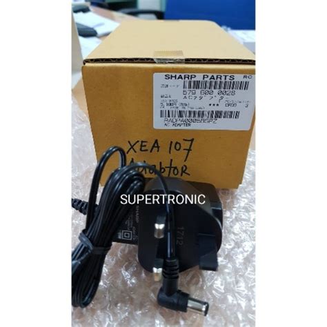 sharp xe  xea cash register power ac dc adaptor adapter shopee