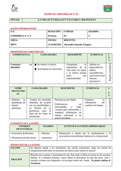 G Unidad Dpcc Trabajos Para Mejorar La Convivencia Y