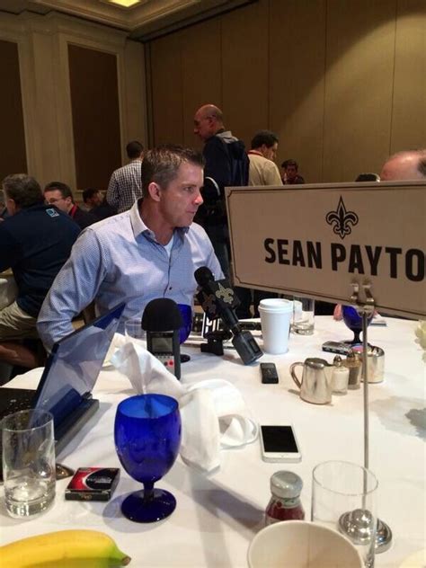 Saints Coach Sean Payton In Orlando Florida At THE NFL OWNERS MEETING