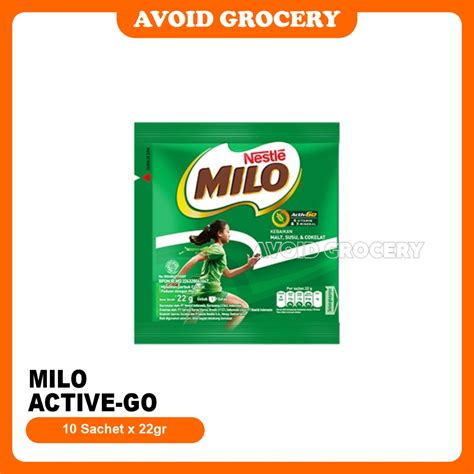 Jual Nestle Milo Active Go Susu Coklat Bubuk Sachet X Gr Shopee