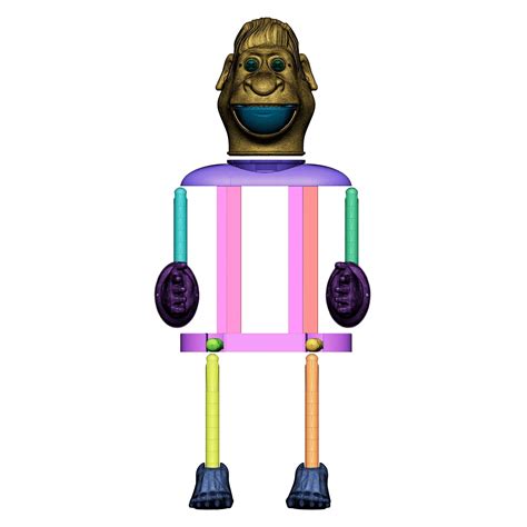 Beta Ventriloquist Dummy 002 Ventriloquist Dummy 002 3d Model 3d