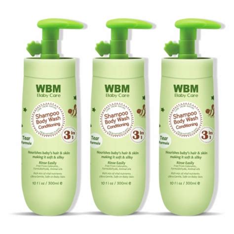 3 In 1 Baby Shampoo Body Wash And Conditioner Kids Shampoo 300 Ml 10