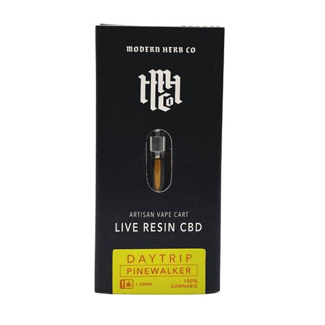 Modern Herb Co Vape Cartridge Cbd Live Resin Day Trip Pine