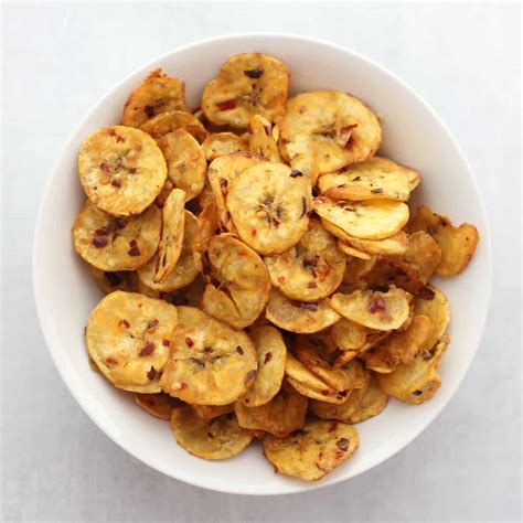 Air Fryer Plantain Chips (Spicy!) - Slow The Cook Down