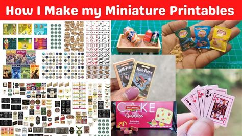 How To Make Miniature Printable Tutorial How To Scan And Rescale
