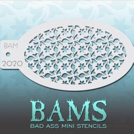 Bad Ass Bams FacePaint Stencil 2020 Facepaintshop