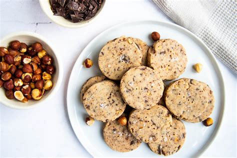 Chocolate Hazelnut Shortbread Cookies Bakes By Brown Sugar