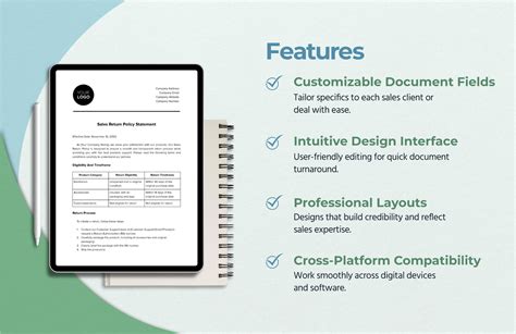 Sales Return Policy Statement Template In Word PDF Google Docs