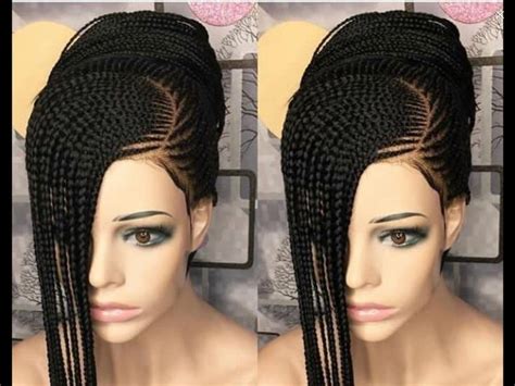 Braided Wigcornrow Wigmade On Full Lace Wig Pls Chose Your Etsy