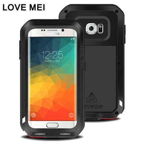 Love Mei Powerful Samsung Galaxy S Edge Plus Protective Case Black