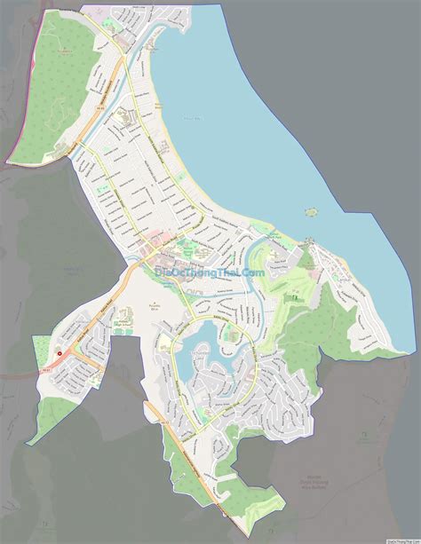 Map of Kailua CDP - Thong Thai Real