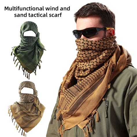 Keffiyeh Bufanda T Ctica De Desierto Para Hombre Y Mujer Pa Uelo Rabe