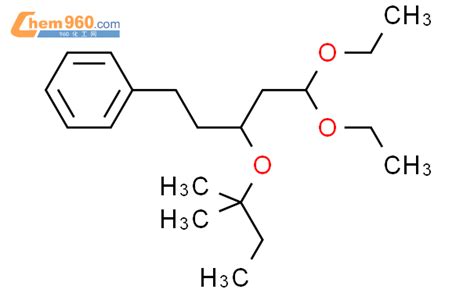 62679 88 3 Benzene 3 1 1 dimethylpropoxy 5 5 diethoxypentyl 化学式结构