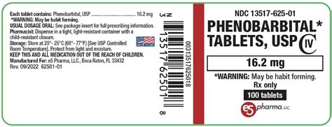 Phenobarbital By E5 Pharma LLC PHENOBARBITAL Tablet