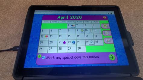 Make a calendar starfall - boolmedic