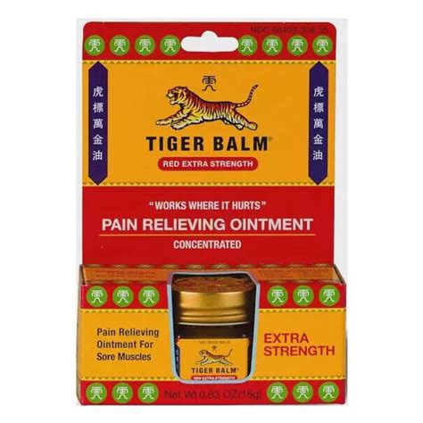 Tiger Balm Pain Relieving Ointment Red Extra Strength Ebay