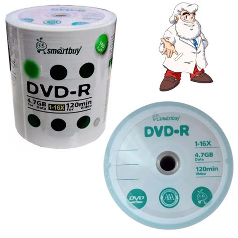 100 Mídia Dvd Virgem Smartbuy Logo Verde Original Shopee Brasil