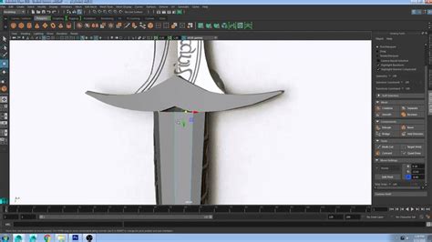 How To Design A Sword In Autodesk Maya YouTube