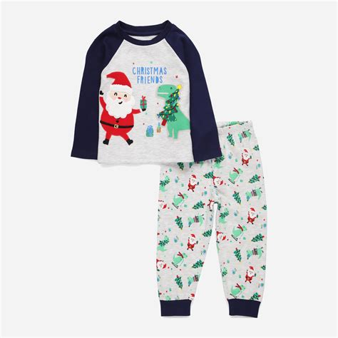 Детская новогодняя пижама для мальчика Primark GD-00063552 92 см Серая ...