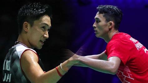 Big Match Denmark Open Jonatan Christie Vs Kento Momota Ini Head