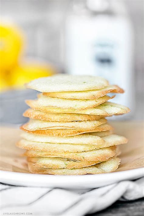 thin lemon crisp cookies