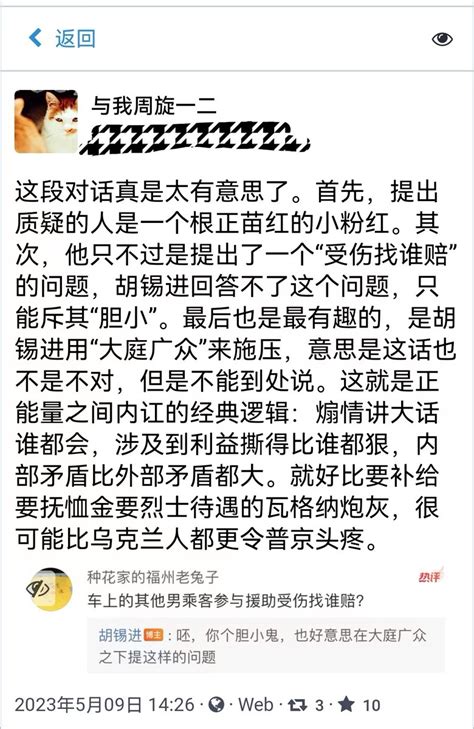 小径残雪 On Twitter 一个评论