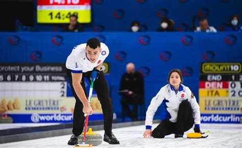 Live Italia Norvegia Mondiali Doppio Misto Curling