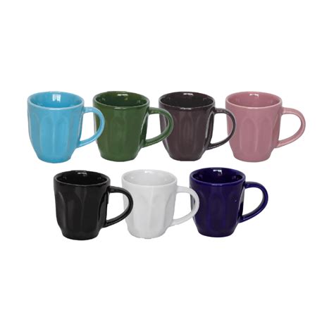 Caneca Canelada Colorida Popular Ml Ud Home Store