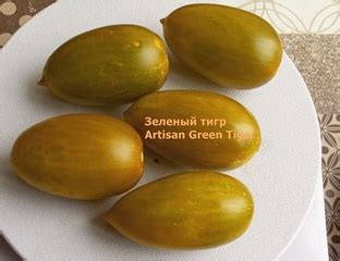 Томат черри Зеленый тигр (Artisan Green Tiger) - Томатный мир