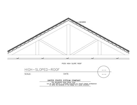 usg design studio high sloped roof  details