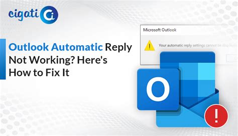 Outlook Automatic Reply Not Working Here S How To Fix It