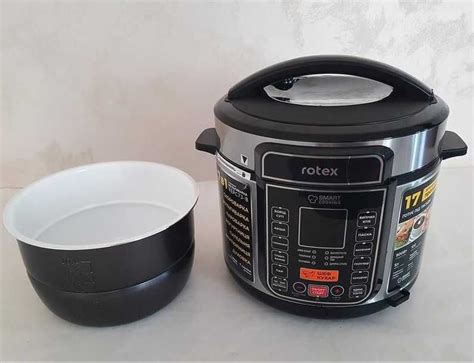 Мультиварка-Скороварка-Пароварка-Йогуртница Rotex REPC73-B/ 900 Вт/ 5л ...