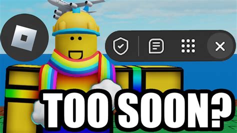 Roblox May Be Adding A New Topbar Again Youtube