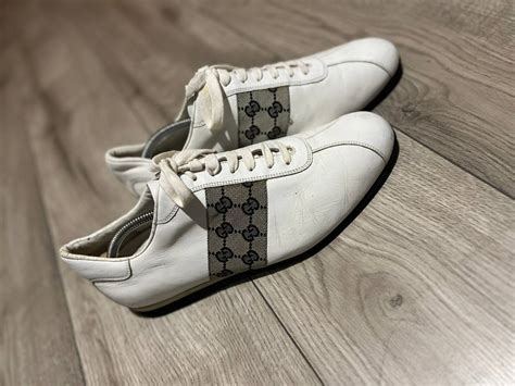 Gucci Vintage Leather Gucci Sneakers | Grailed