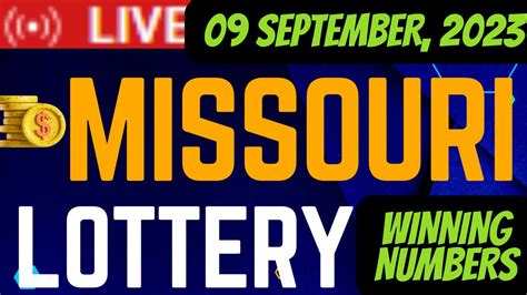 Missouri Evening Lottery Live Drawing Results 09 Sep 2023 Pick 3