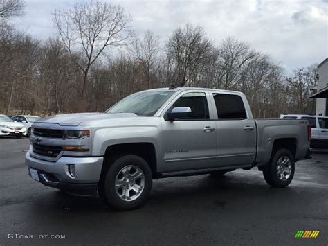 Silver Ice Metallic Chevrolet Silverado Lt Crew Cab X