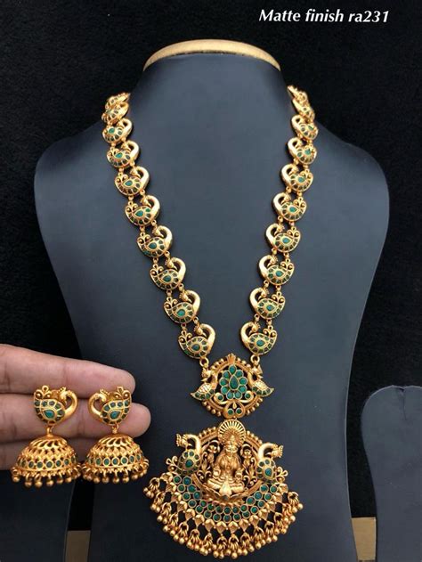 Temple Jewellery Available At Ankh Jewels For Booking Msg On