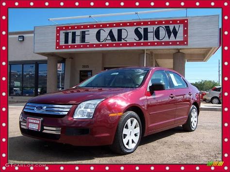 2007 Merlot Metallic Ford Fusion S 4933136 Car Color
